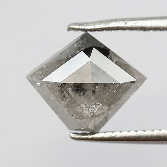 1.67 CT Kite shape gray black salt and pepper diamond natural loose diamond for wedding ring