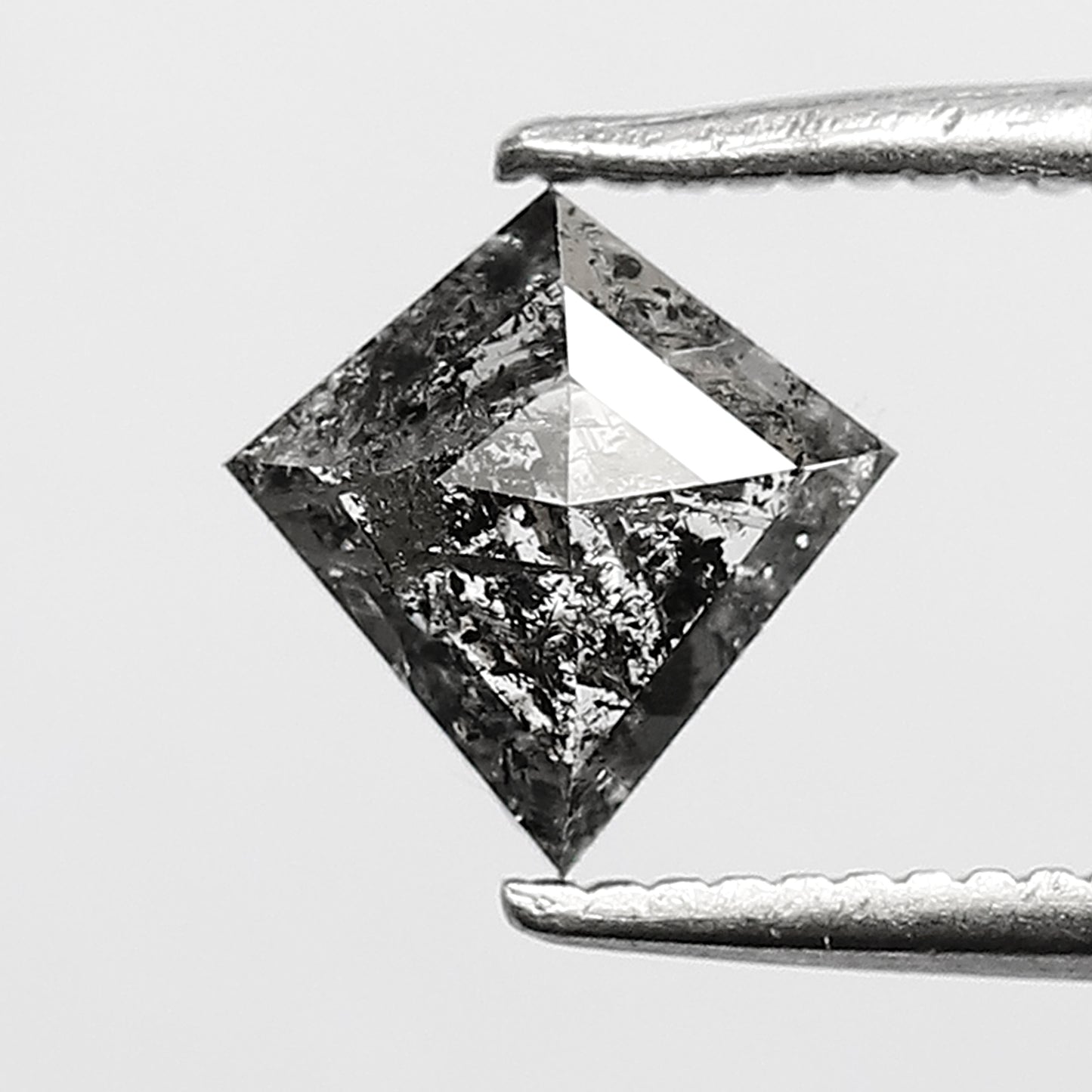 0.70 CT kite shape natural loose diamond 7 mm gray-black color diamond for a birthday gift