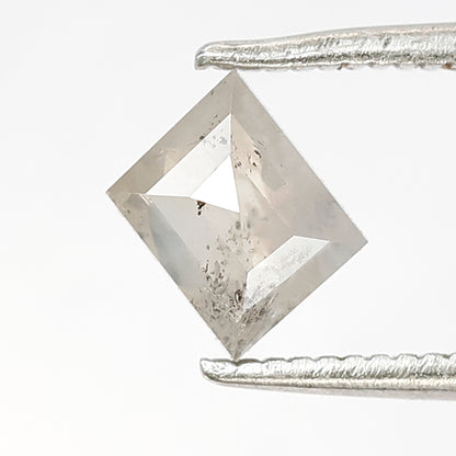 Natural loose diamond 0.75 CT Portrait shape 5 MM salt and pepper misty white diamond for making an antique ring