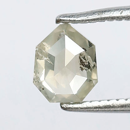 0.59 CT Shield cut Loose Earth Mined Diamond, Natural Salt and Pepper Ethical Diamond For Custom ring and Pendant