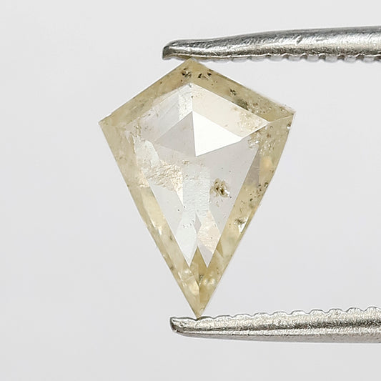 Natural Kite Shape 0.93 CT Si Clarity Diamond, 8.90 x 6.70 mm Earth Mined Rose cut Diamond For Making Wedding Band