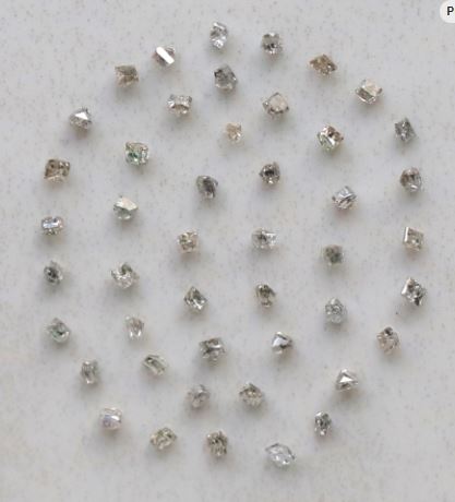 Princess Cut Salt and Pepper Diamond Lot 0.88 CT, Natural Gray Black 1.3–1.5 mm Ethical Loose Diamonds for Engagement Jewelry