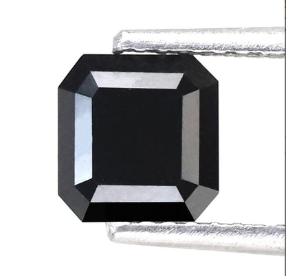 1.42 Ct Emerald Cut Diamonds, Natural Treated 6.00 mm Loose Diamonds for Custom Pendant Design