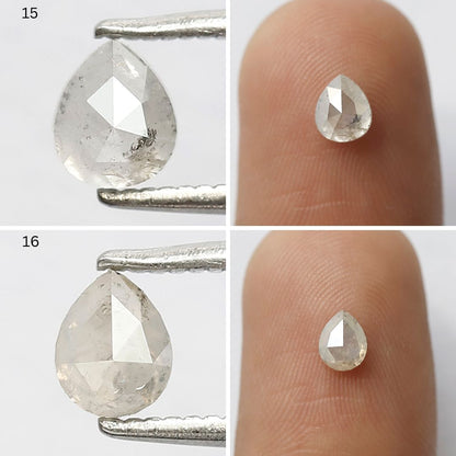 5.80 Carat Mixed Shape Rustic Diamonds | Natural Misty Gray Earth Mined Diamond Lot for Custom Jewelry Design