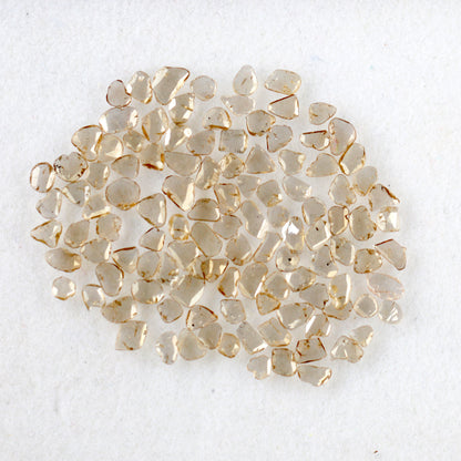 5.80 Ct 114 Pcs Light Brown Polki Diamonds | 2.2–4.8 mm Natural Slice Loose Diamond Lot
