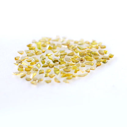 5.52 Ct Polki Slice Diamond Lot | 132 Pcs Natural Yellow Conflict Free Diamonds for Bridal Jewelry