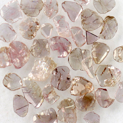 Natural 4.26 Ct Pink Polki Slice Diamonds | 39 Pcs Conflict Free Loose Diamond Lot