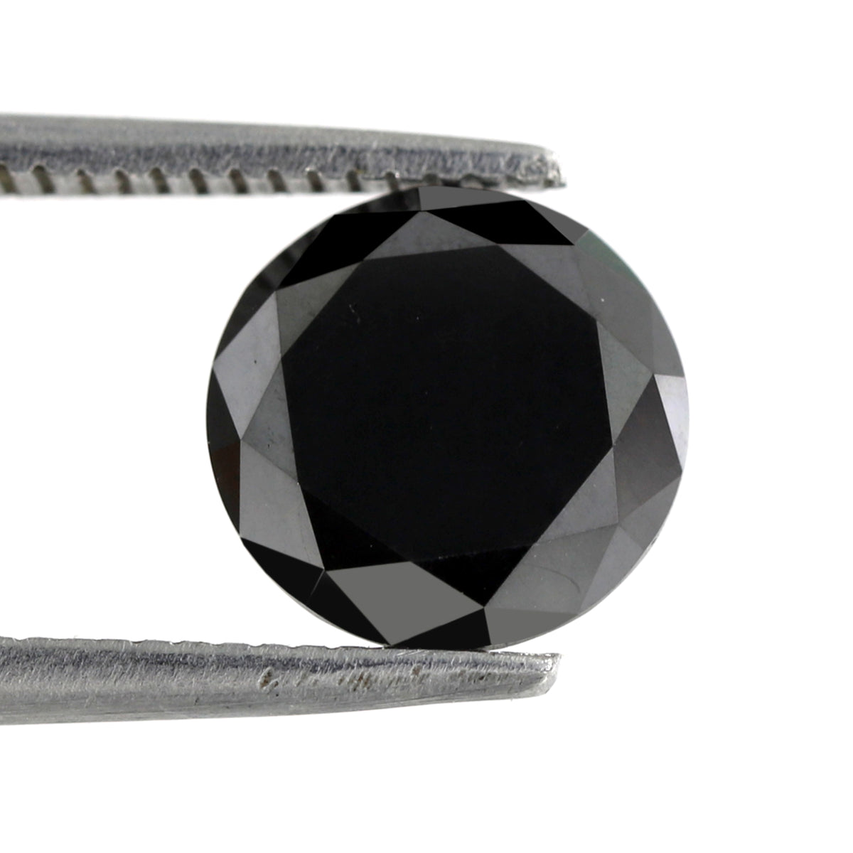1.88 CT 7.9 MM Black Round Brilliant Cut Loose Best Quality Diamond Perfect For Gifting Ring