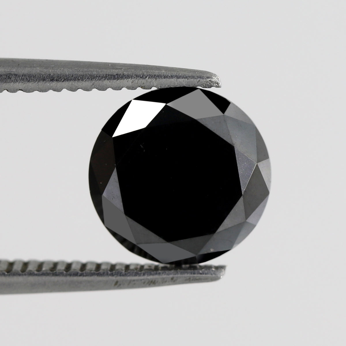 1.88 CT 7.9 MM Black Round Brilliant Cut Loose Best Quality Diamond Perfect For Gifting Ring