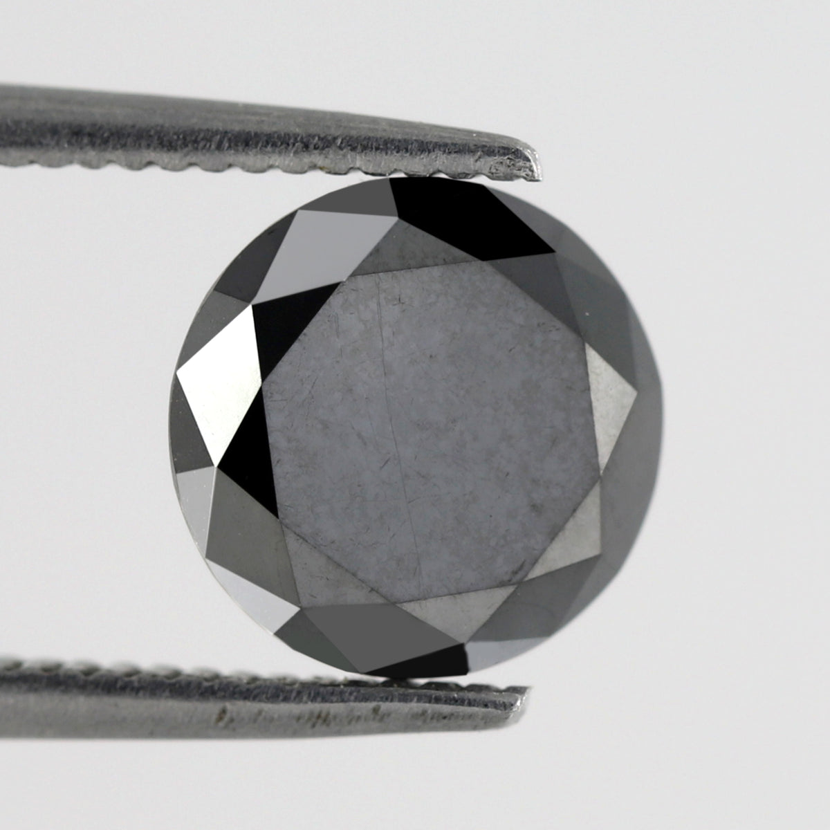 1.88 CT 7.9 MM Black Round Brilliant Cut Loose Best Quality Diamond Perfect For Gifting Ring