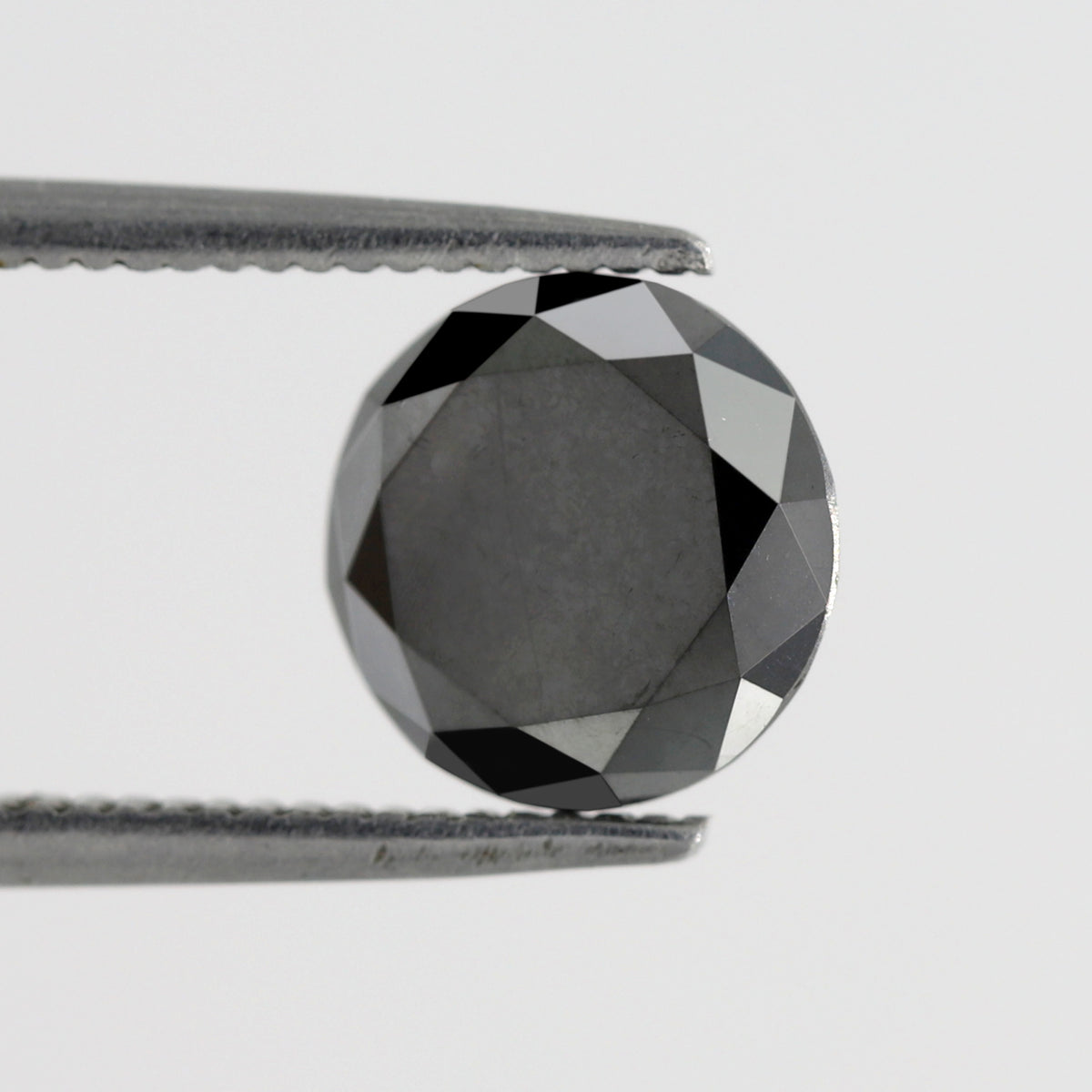 1.88 CT 7.9 MM Black Round Brilliant Cut Loose Best Quality Diamond Perfect For Gifting Ring