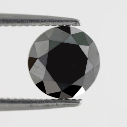 1.63 CT Black Round Brilliant Cut Loose AAA Quality Diamond Ideal For Making Proposal Ring