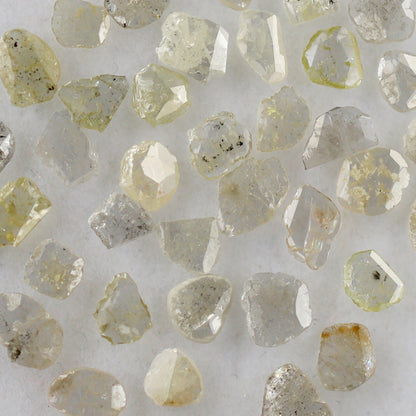 4.59 Ct Gray Polki Slice Diamonds | 39 Pcs 3.00–6.00 mm Natural Earth Mined Diamond Lot