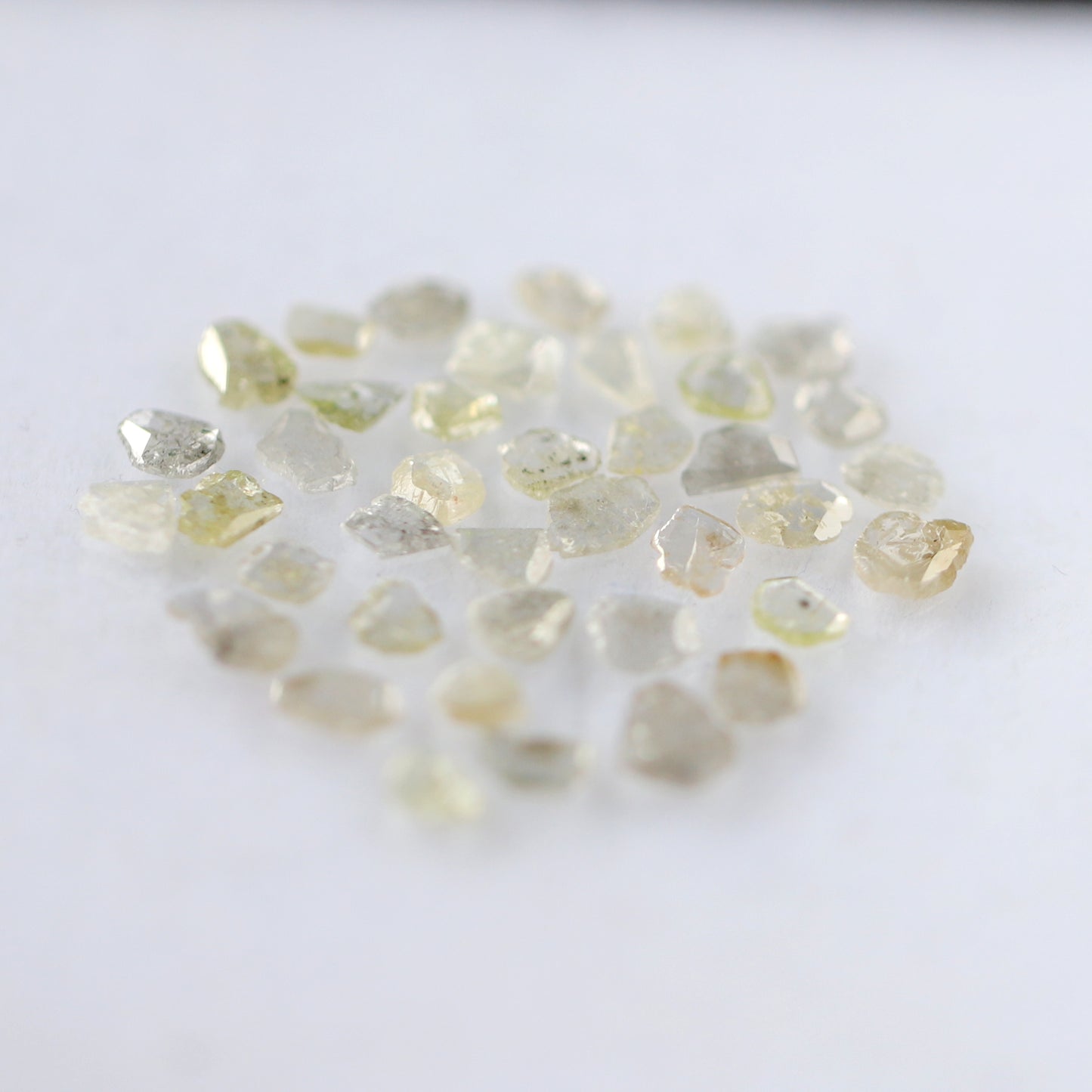4.59 Ct Gray Polki Slice Diamonds | 39 Pcs 3.00–6.00 mm Natural Earth Mined Diamond Lot