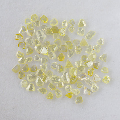 5.37 Ct 93 Pcs Yellow Polki Slice Diamonds | Natural Ethically Sourced Loose Diamonds For Jewelry