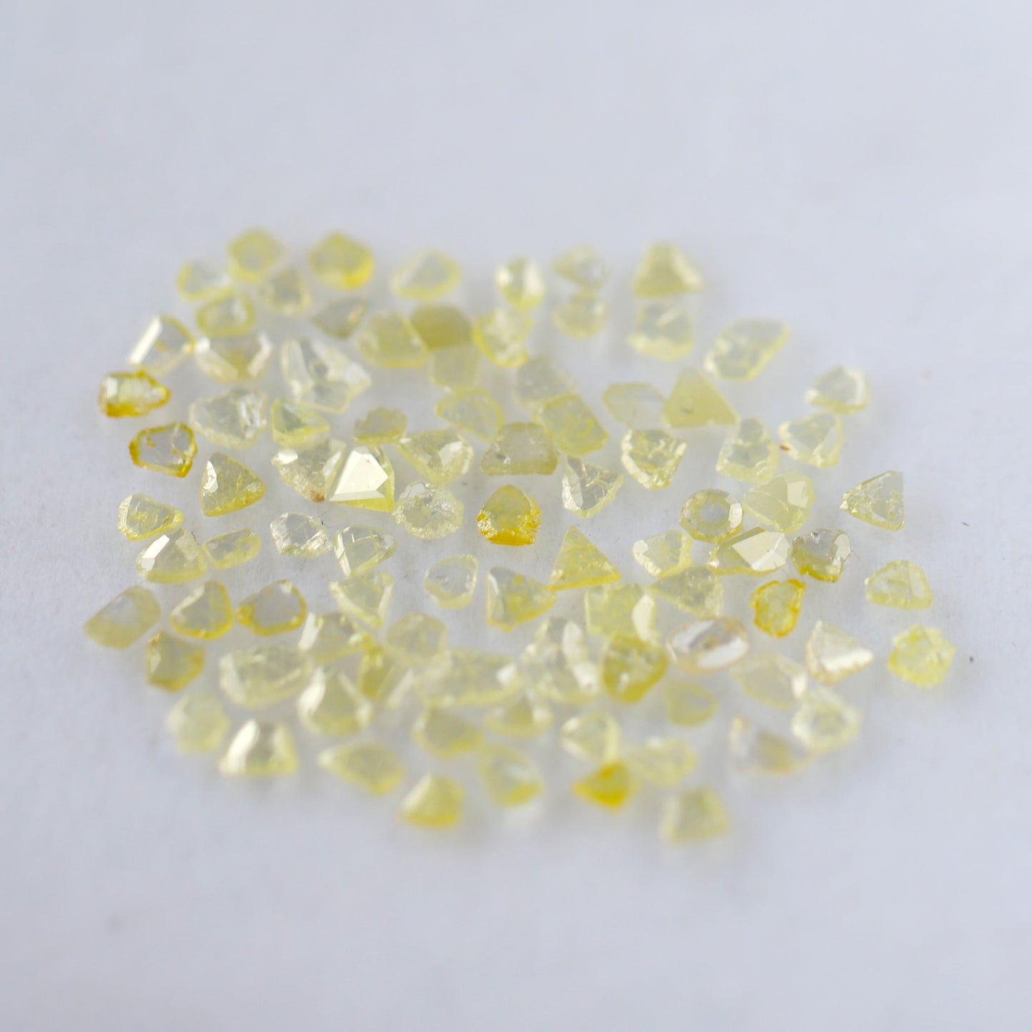 5.37 Ct 93 Pcs Yellow Polki Slice Diamonds | Natural Ethically Sourced Loose Diamonds For Jewelry