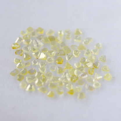 5.37 Ct 93 Pcs Yellow Polki Slice Diamonds | Natural Ethically Sourced Loose Diamonds For Jewelry