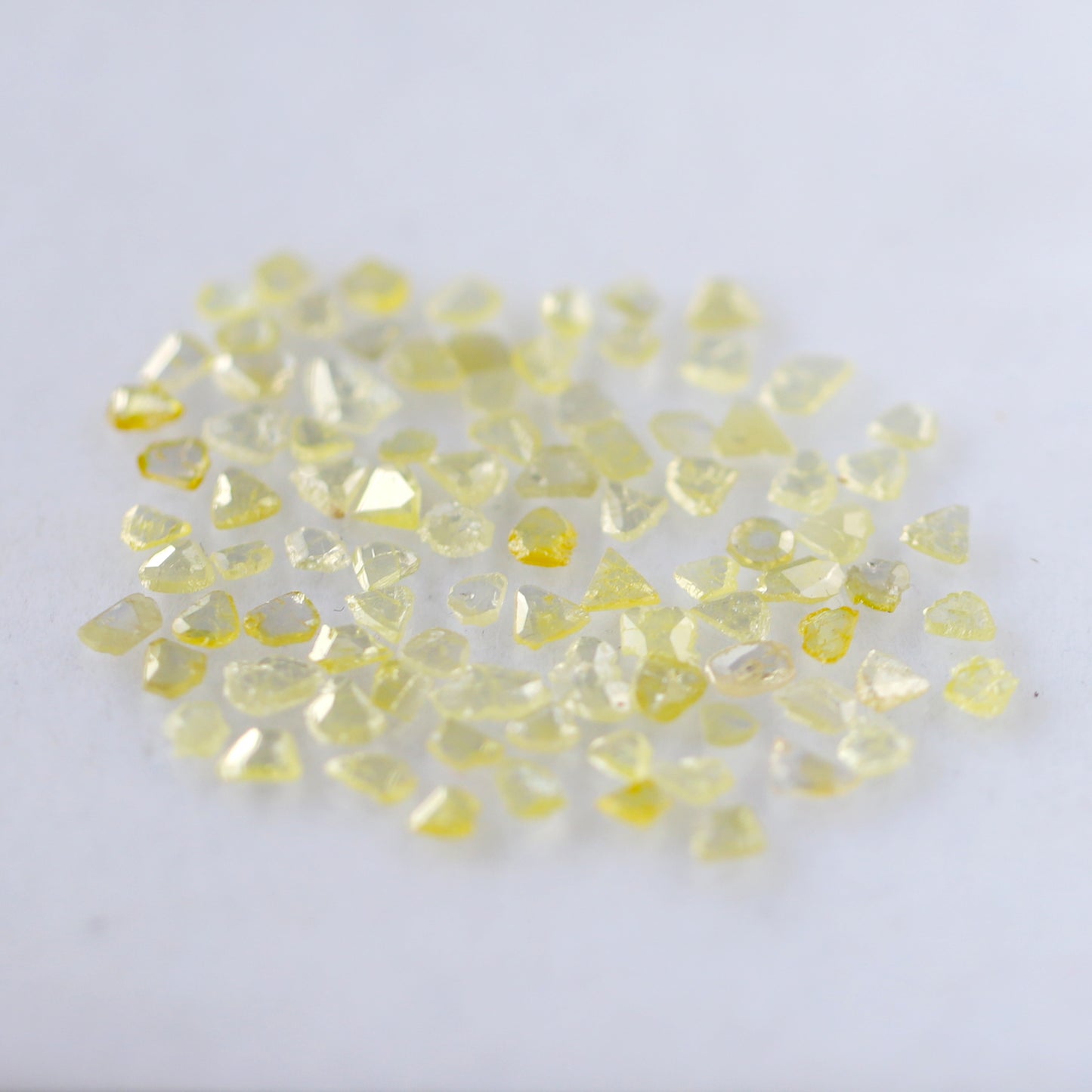 5.37 Ct 93 Pcs Yellow Polki Slice Diamonds | Natural Ethically Sourced Loose Diamonds For Jewelry