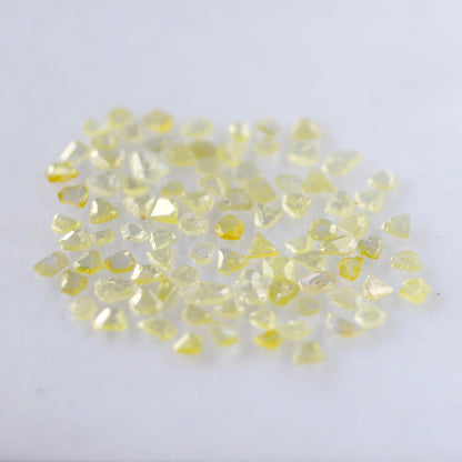 5.37 Ct 93 Pcs Yellow Polki Slice Diamonds | Natural Ethically Sourced Loose Diamonds For Jewelry