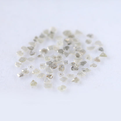 Natural 5.49 Ct Salt & Pepper Polki Diamonds | Gray Black 3–4.8 mm Loose Diamond Lot