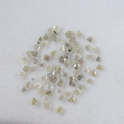 Natural 5.49 Ct Salt & Pepper Polki Diamonds | Gray Black 3–4.8 mm Loose Diamond Lot