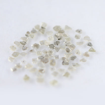 Natural 5.49 Ct Salt & Pepper Polki Diamonds | Gray Black 3–4.8 mm Loose Diamond Lot