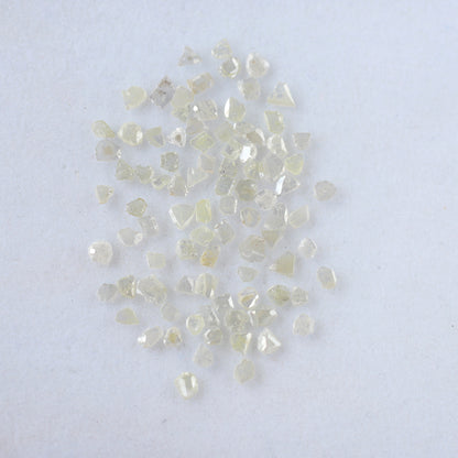 Gray Polki Slice 5.74 Ct Loose Diamonds | 3–5 mm Natural Salt & Pepper Diamond Lot For Wedding Jewelry
