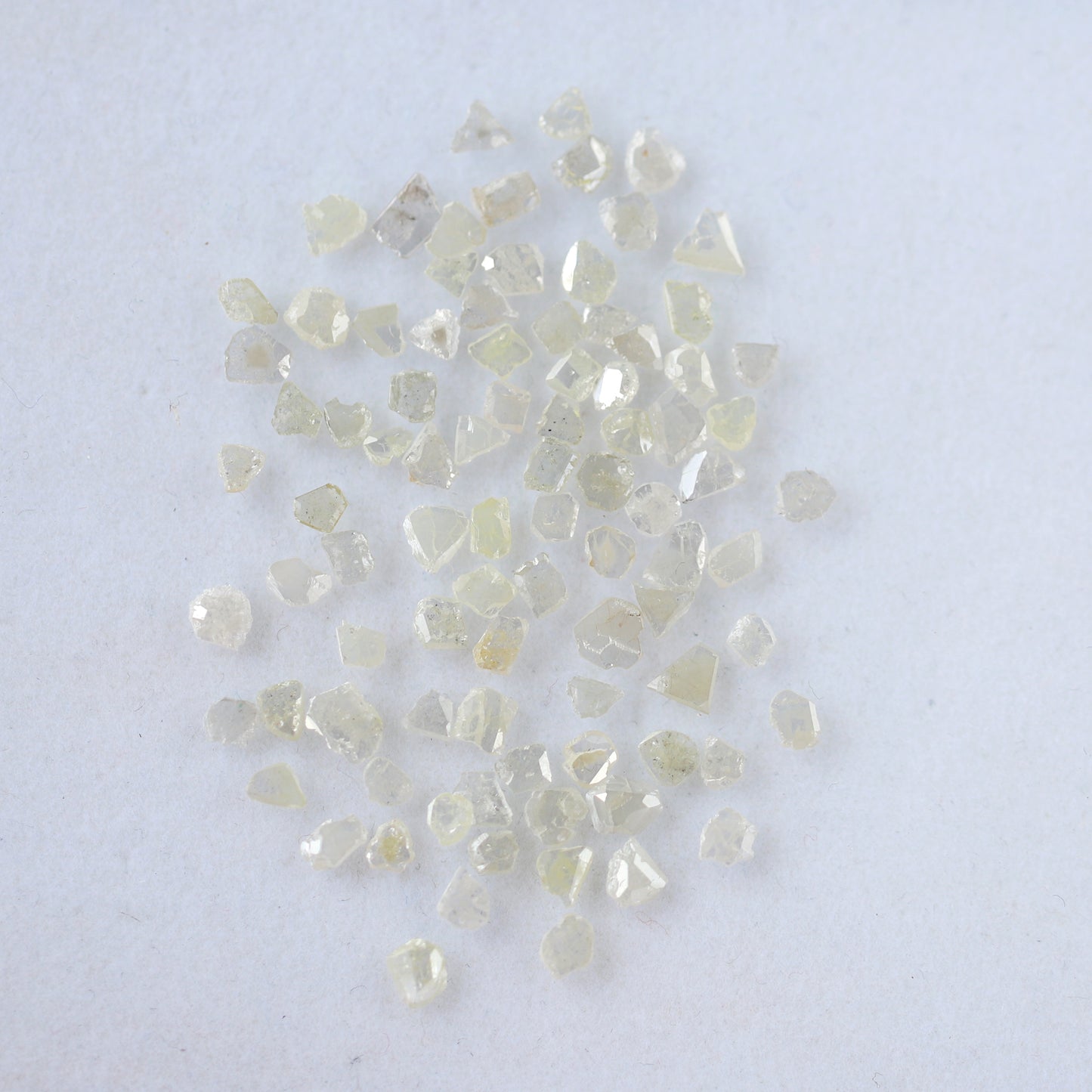 Gray Polki Slice 5.74 Ct Loose Diamonds | 3–5 mm Natural Salt & Pepper Diamond Lot For Wedding Jewelry