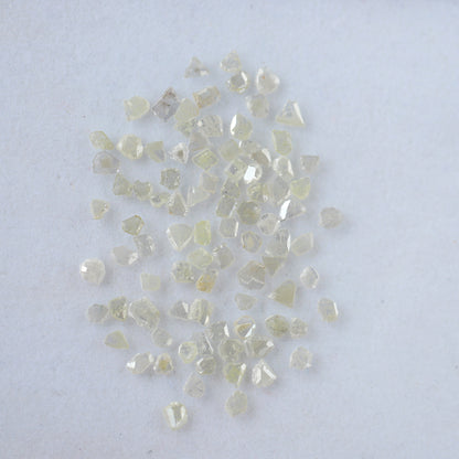 Gray Polki Slice 5.74 Ct Loose Diamonds | 3–5 mm Natural Salt & Pepper Diamond Lot For Wedding Jewelry