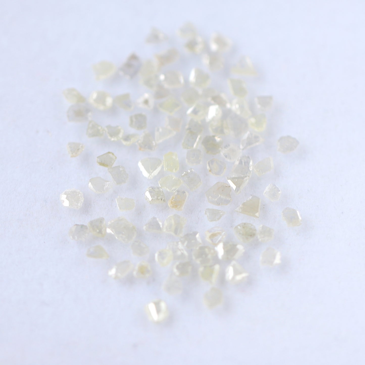 Gray Polki Slice 5.74 Ct Loose Diamonds | 3–5 mm Natural Salt & Pepper Diamond Lot For Wedding Jewelry