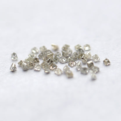 0.70 CT Brownish Gray Princess Cut Diamond Lot, 45 Pcs Natural Ethical Loose Diamonds for Wedding Jewelry and Custom Rings