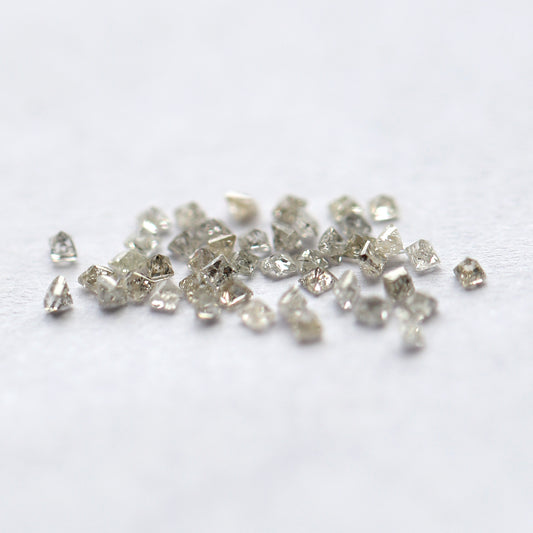 0.70 CT Brownish Gray Princess Cut Diamond Lot, 45 Pcs Natural Ethical Loose Diamonds for Wedding Jewelry and Custom Rings