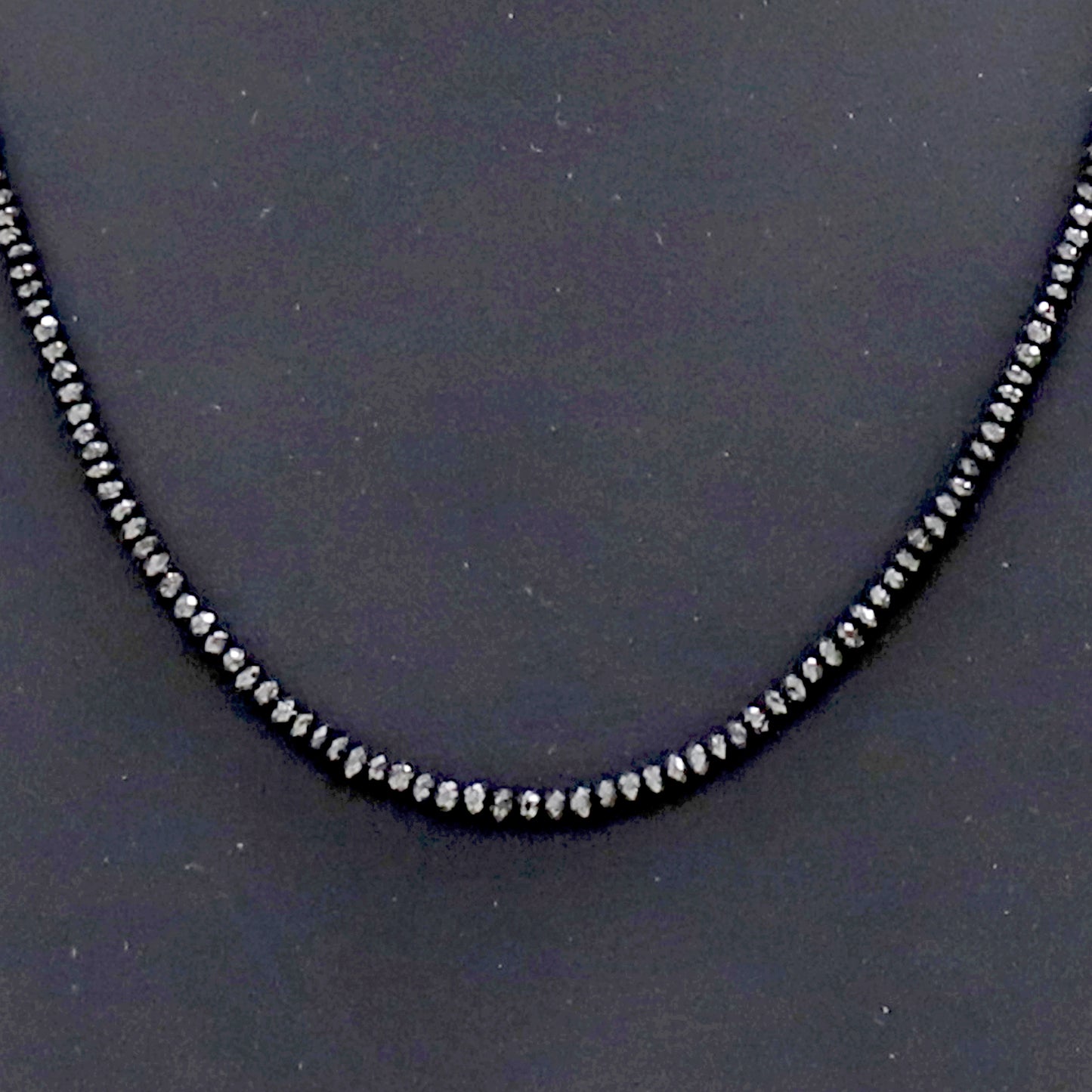 19.84 CT Heated Black Color Diamond Beads 2.5 MM to 3 MM Loose Natural Rondelle Full Cut Diamond Beads Conflict Free Genuine Diamond