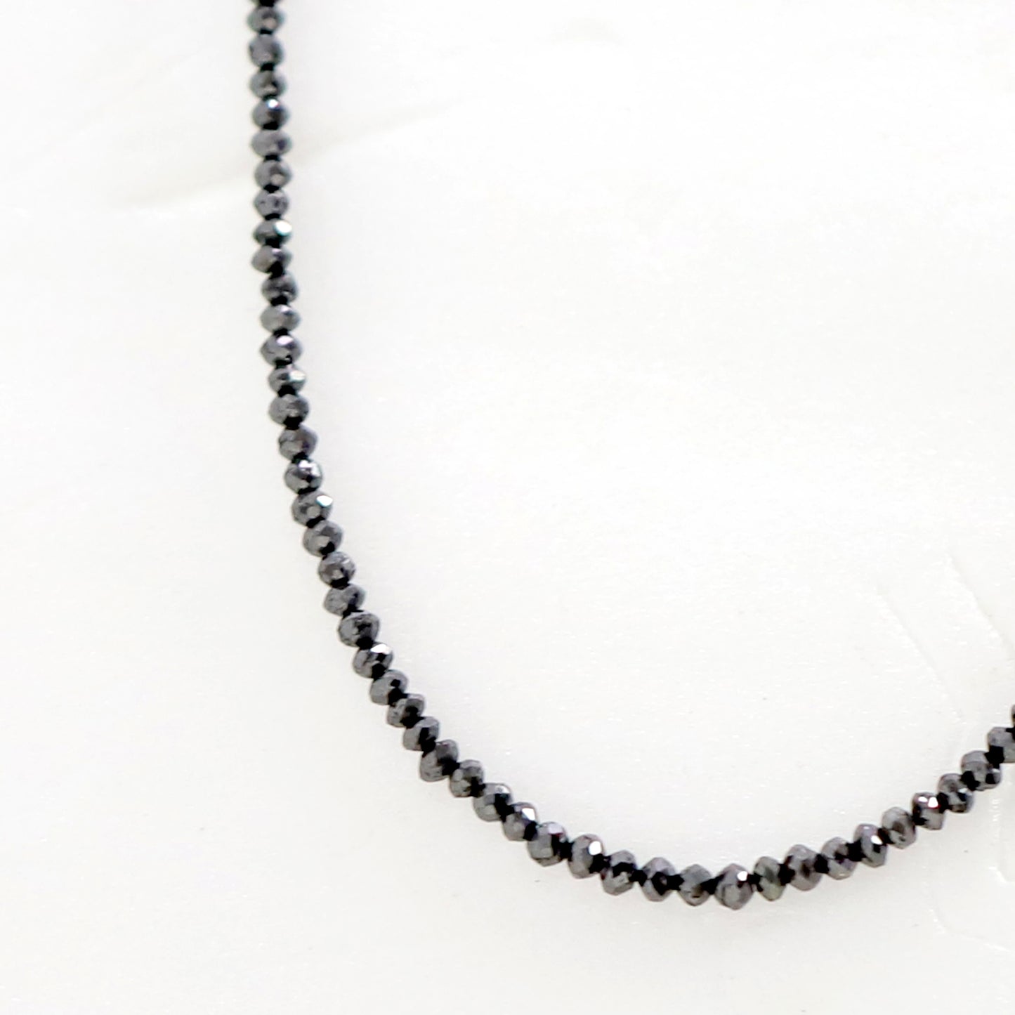 19.84 CT Heated Black Color Diamond Beads 2.5 MM to 3 MM Loose Natural Rondelle Full Cut Diamond Beads Conflict Free Genuine Diamond
