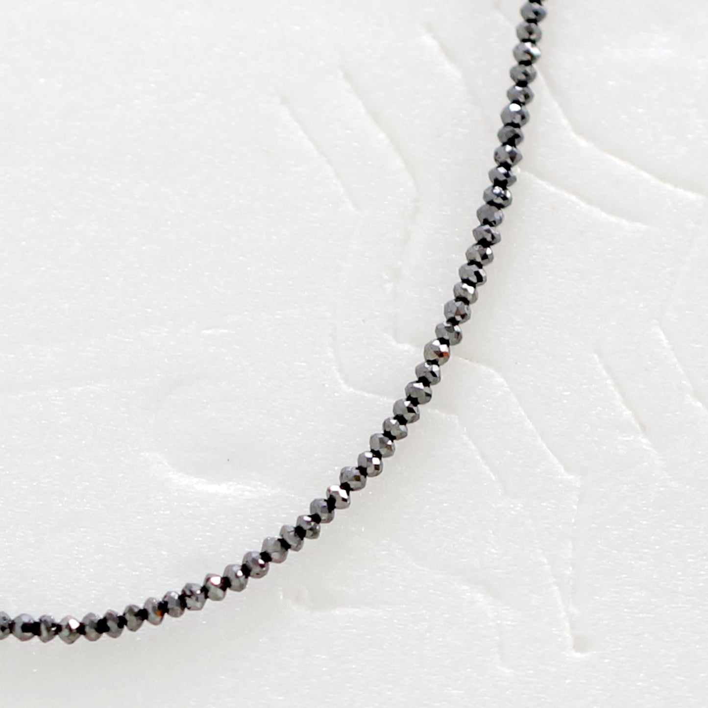 2 MM Size Rondelle Full Cut Diamond Beads 16.55 CT Natural Loose Treated Black Color Diamond Beads Black Diamond Beads Wedding Jewelry