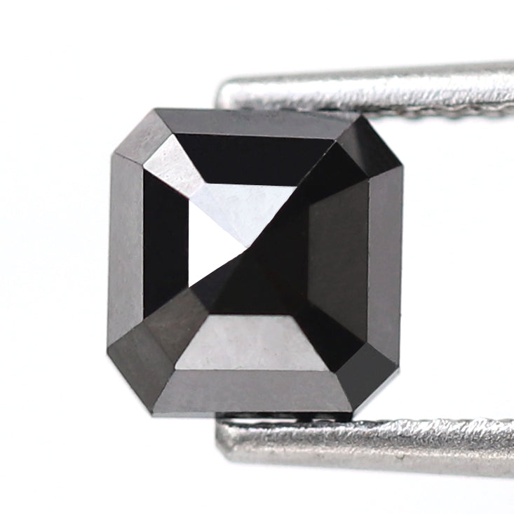 1.42 Ct Emerald Cut Diamonds, Natural Treated 6.00 mm Loose Diamonds for Custom Pendant Design