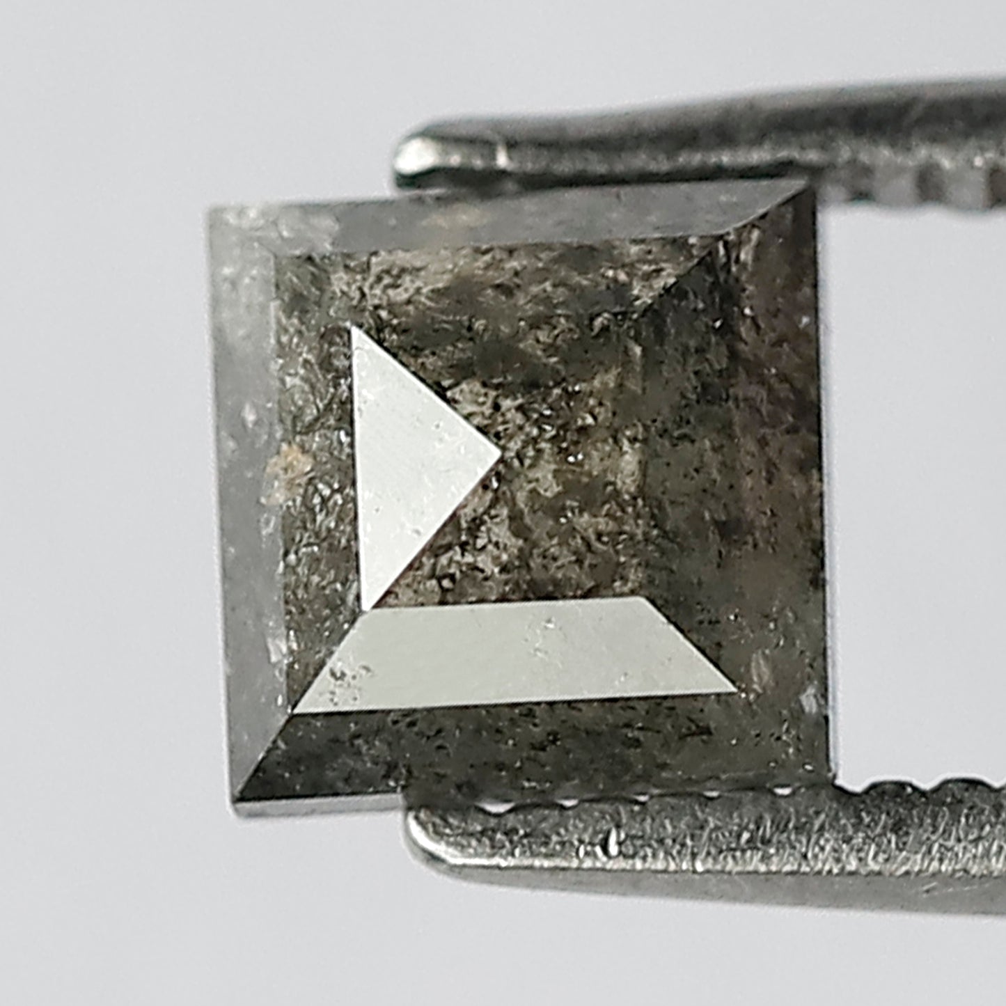 1.32 CT Natural Diamond Grey Black Color Diamond Square Shape Diamond Salt And Pepper Diamond Natural Loose Diamond Real Diamond