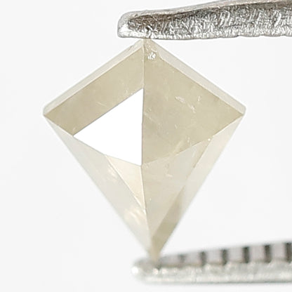 0.79 Ct Natural Light Yellowish Diamond | Kite Shape Translucent Rustic Conflict Free Loose Diamond for Pendant