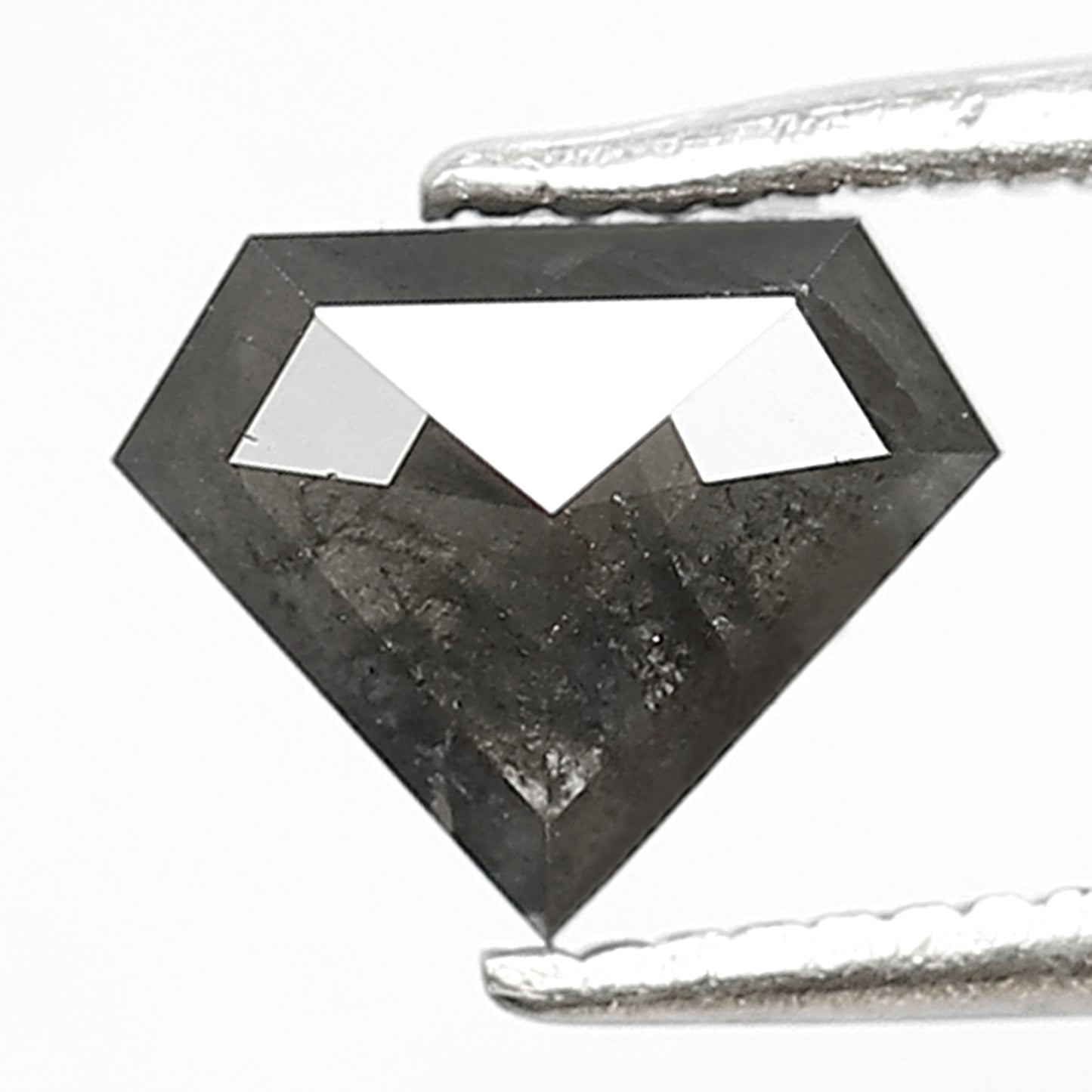 0.88 Ct Natural Black Diamond | Diamond Shape 6.10 mm Loose Diamond for Engagement or Wedding Ring