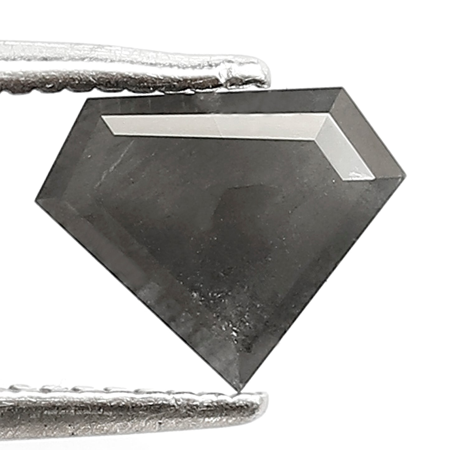 0.88 Ct Natural Black Diamond | Diamond Shape 6.10 mm Loose Diamond for Engagement or Wedding Ring