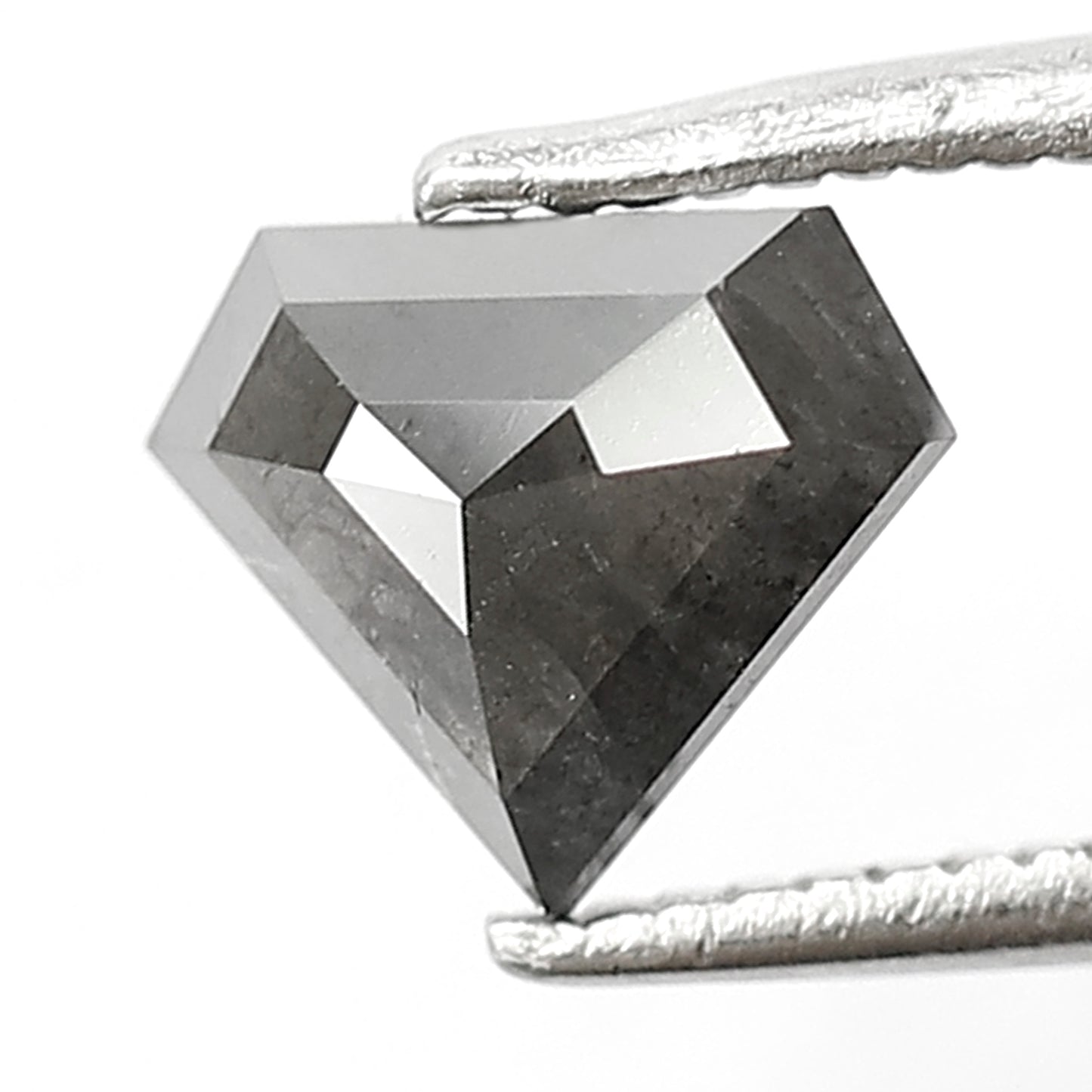 0.88 Ct Natural Black Diamond | Diamond Shape 6.10 mm Loose Diamond for Engagement or Wedding Ring