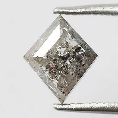 1.26 CT Kite Shape Diamond,Natural Grey Black Color Diamond,Loose Natural Diamond,Salt and Pepper Diamond,Natural Diamond,Engagement Ring