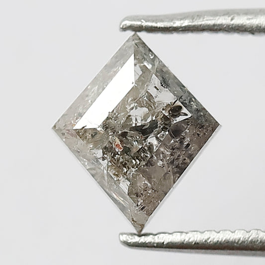 1.26 CT Kite Shape Diamond,Natural Grey Black Color Diamond,Loose Natural Diamond,Salt and Pepper Diamond,Natural Diamond,Engagement Ring
