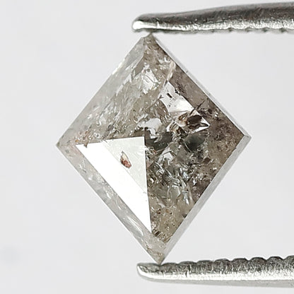 1.26 CT Kite Shape Diamond,Natural Grey Black Color Diamond,Loose Natural Diamond,Salt and Pepper Diamond,Natural Diamond,Engagement Ring