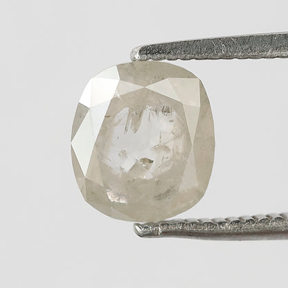 1.26 CT Oval Shape Salt And Pepper 7.40 MM Natural Loose Icy White Color Diamond For Her Gift