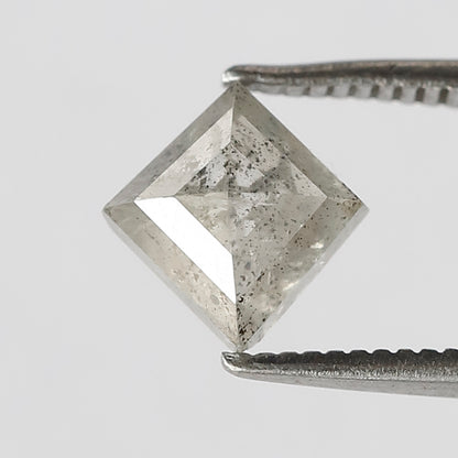1.36 CT Kite Shape Salt and Pepper Diamond 7.50 MM Icy White Color Loose Natural Diamond For Engagement Ring