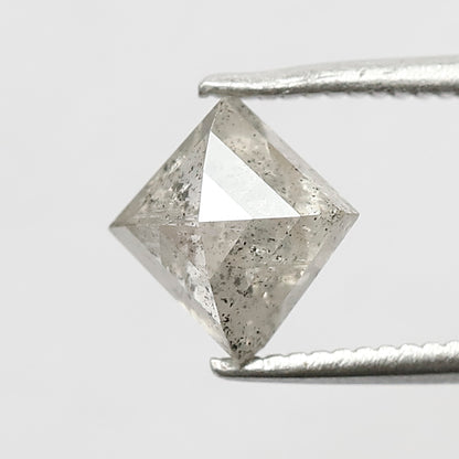 1.36 CT Kite Shape Salt and Pepper Diamond 7.50 MM Icy White Color Loose Natural Diamond For Engagement Ring