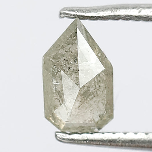 0.73 CT Natural Grey Black Color Geometric Shape 6.2 x 4.1 x 2.8 MM Loose Natural Salt and Pepper Diamond Perfect For Diamond Jewelry