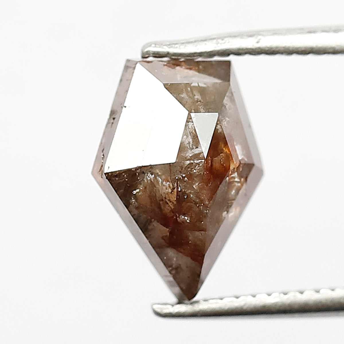 2.18 Ct Modified Cut Reddish Gray Diamond | Natural Rustic Earth Mined Loose Diamond for Jewelry