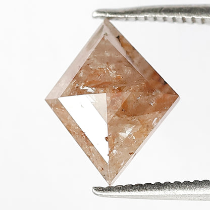 2.00 CT Kite Shape Rustic Diamond, Natural Reddish Loose Conflict Free Diamond For Kite Diamond Ring